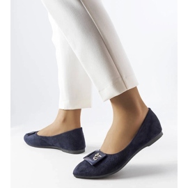 D/GMR Ballerine blu navy con strass di Fleming 2
