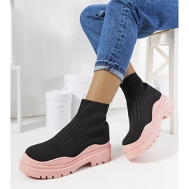 D/GMR Sneakers alte nere e rosa di Marks nero 2