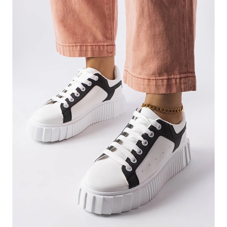 D/GMR Sneakers bianche sulla piattaforma Gosselin 1