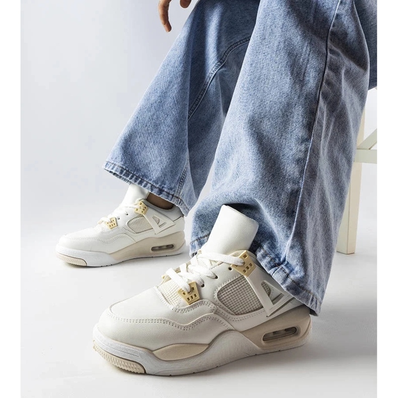 D/GMR Sneakers beige realizzate con materiali combinati di Malas 2
