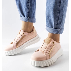 D/GMR Sneaker rosa con plateau di Giuseppe 1
