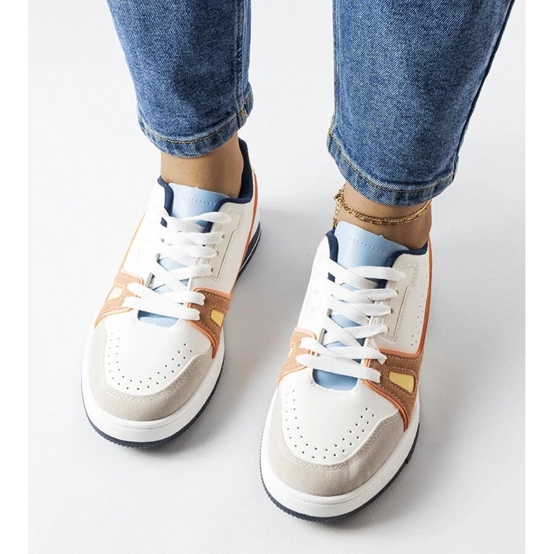 D/GMR Sneakers sportive colorate di Willson bianca 2