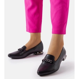 D/GMR Ballerine nere con soletta in pelle di Lovato nero 2