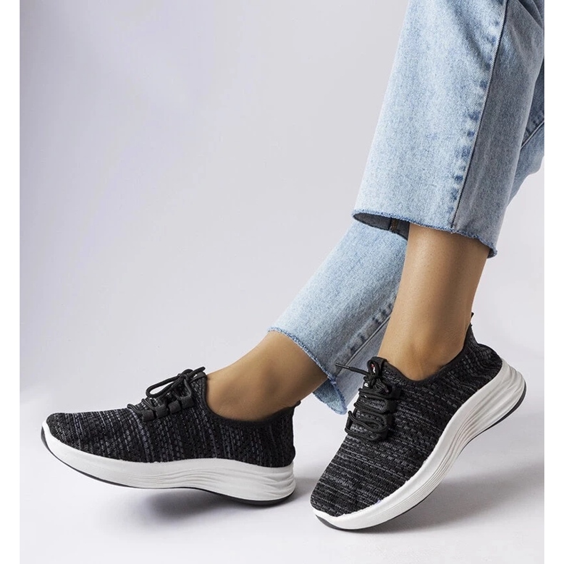 D/GMR Sneakers in tessuto nero di Tommaso 2