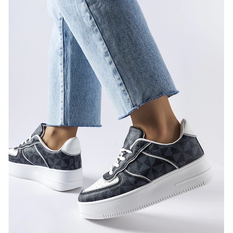 D/GMR Sneaker nere decorate con il monogramma Sands nero 1