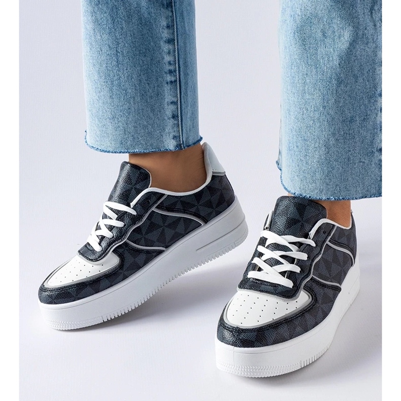 D/GMR Sneaker nere decorate con il monogramma Sands nero 2