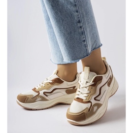 D/GMR Sneaker sportive cave beige verde 1