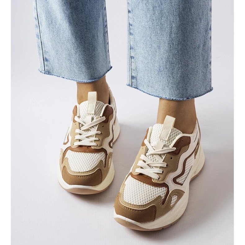 D/GMR Sneaker sportive cave beige verde 2