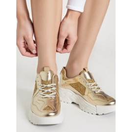 Sneaker da donna Lumina Gold d'oro 1
