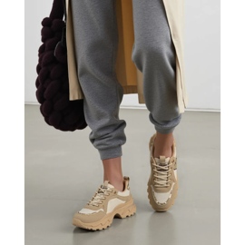 Sneaker femminili Solara Khaki beige 1