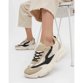 Sneaker nere Zenna femminile beige 1