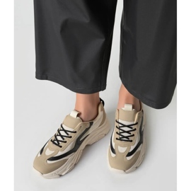 Sneaker nere Zenna femminile beige 2