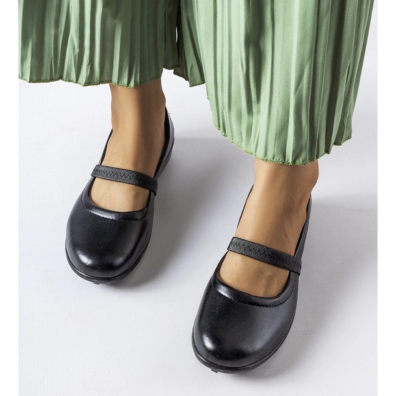 D/GMR Ballerine nere di Oakland nero 2