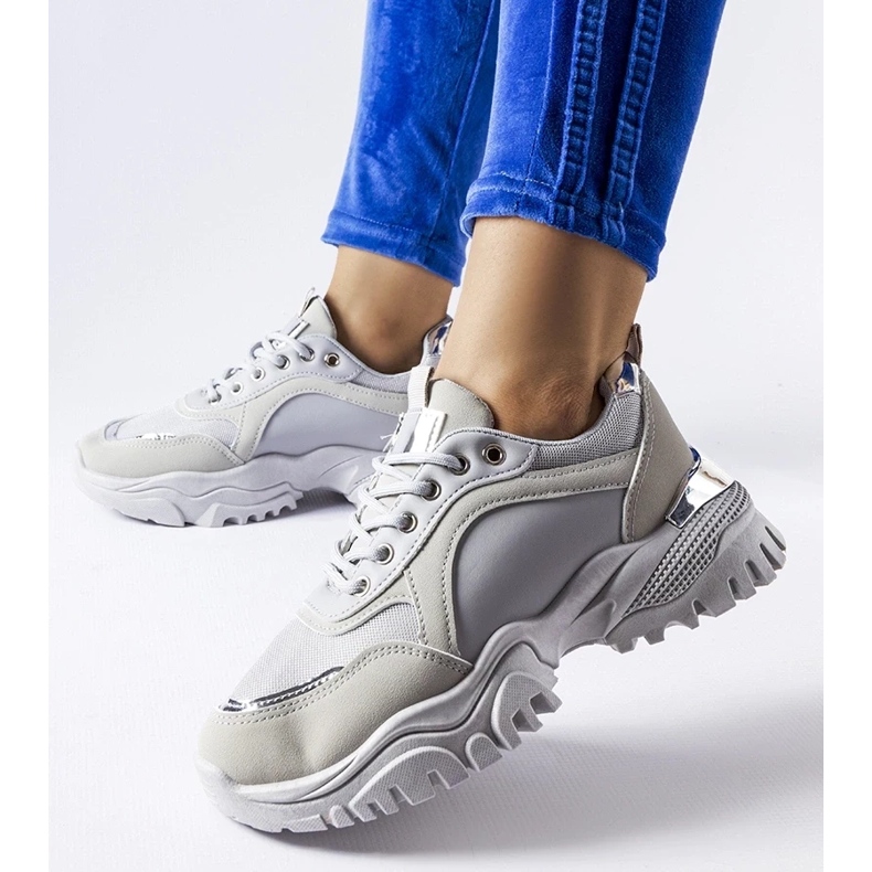 D/GMR Sneaker grigie con accento Lodgeville argento grigio 2