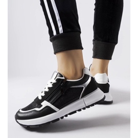 D/GMR Sneakers Camuzzoni nere decorative nero 2