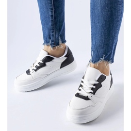 D/GMR Sneaker bianche con dettagli Fournie neri bianca 1