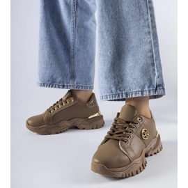 D/GMR Sneakers marroni con suola massiccia di Arpaia marrone 1