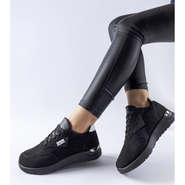 D/GMR Sneaker Geraldino in tessuto nero 2