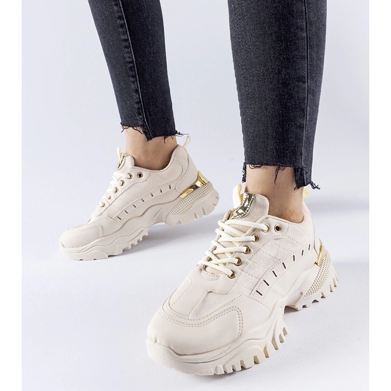 D/GMR Scarpe da ginnastica sportive Laudes beige 1