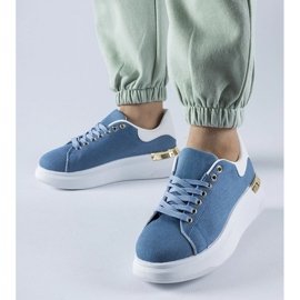 D/GMR Sneakers blu navy sulla piattaforma Scuderlando 2