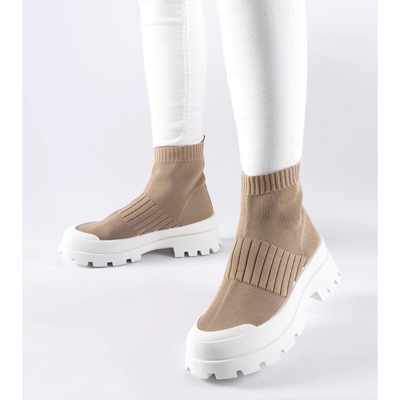 D/GMR Sneakers marroni con tomaia flessibile Varden marrone 2