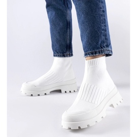 D/GMR Sneaker bianche con tomaia flessibile Varden bianco 1