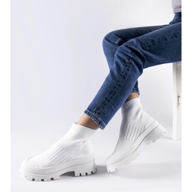 D/GMR Sneaker bianche con tomaia flessibile Varden bianco 2