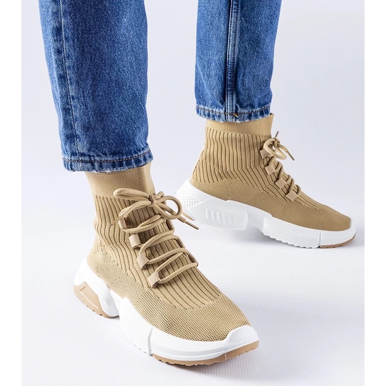 D/GMR Sneakers alte Sanschagrin beige scuro 1