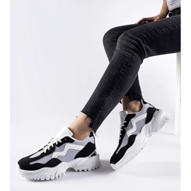 D/GMR Sneaker Gironic massicce nere e grigie nero 2