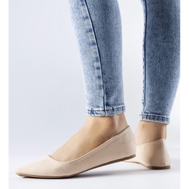 D/GMR Ballerine beige a punta Riv 1