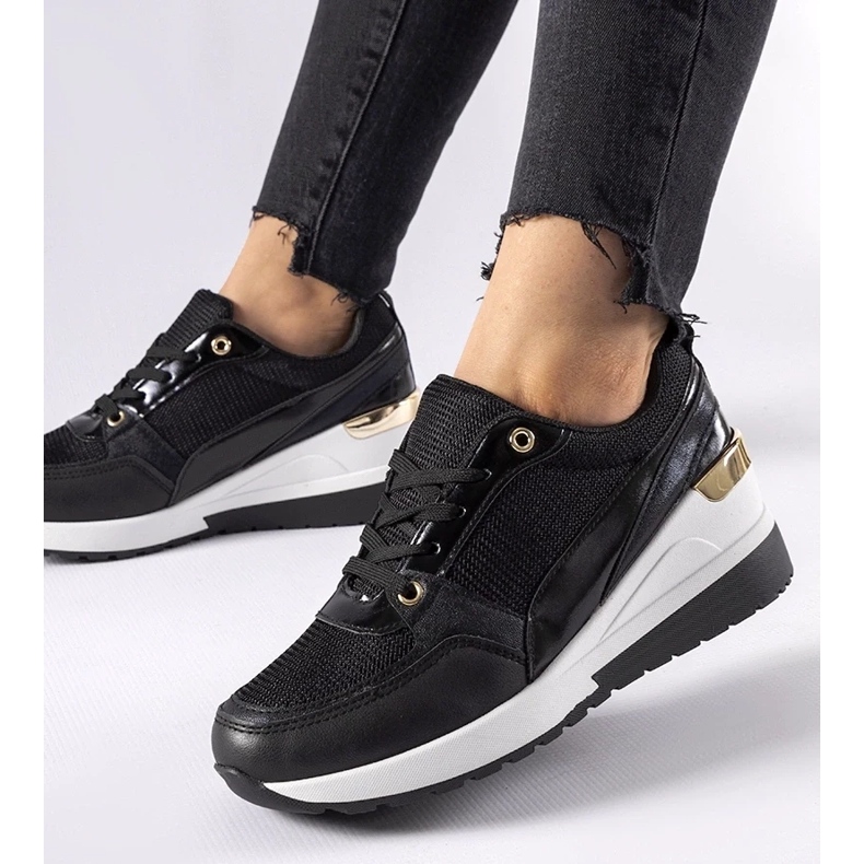 D/GMR Sneakers con zeppa Gauvin nere nero 2
