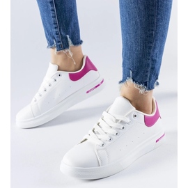 D/GMR Scarpe da ginnastica Leland bianche e rosa bianco 2
