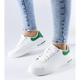 D/GMR Scarpe da ginnastica Leland bianche e verdi bianca 2