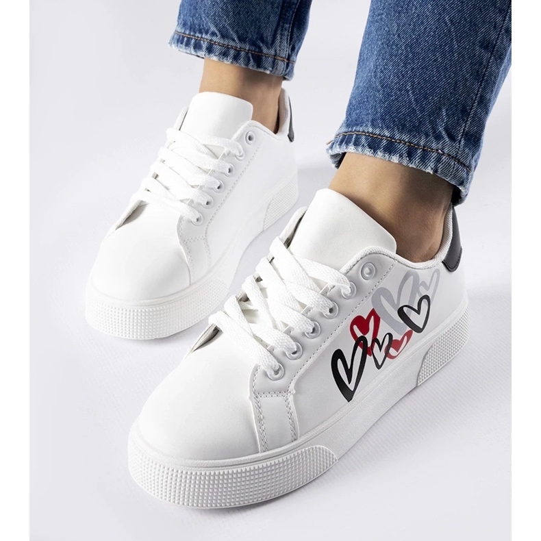D/GMR Sneakers bianche sulla piattaforma Montclair bianca 1