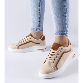 D/GMR Scarpe da ginnastica beige sulla piattaforma Mayfield 2