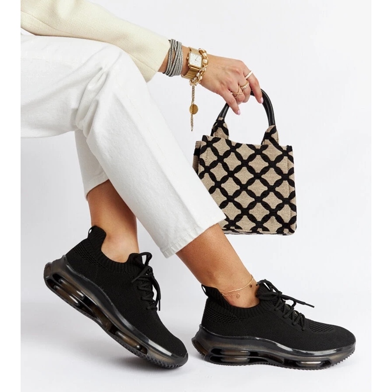 D/GMR Sneakers nere con plateau Goe JJ2N4080 nero 1