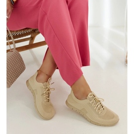 D/GMR Sneakers in tessuto beige di Erminio 2