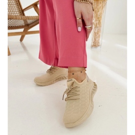 D/GMR Sneakers Mira in tessuto beige 1