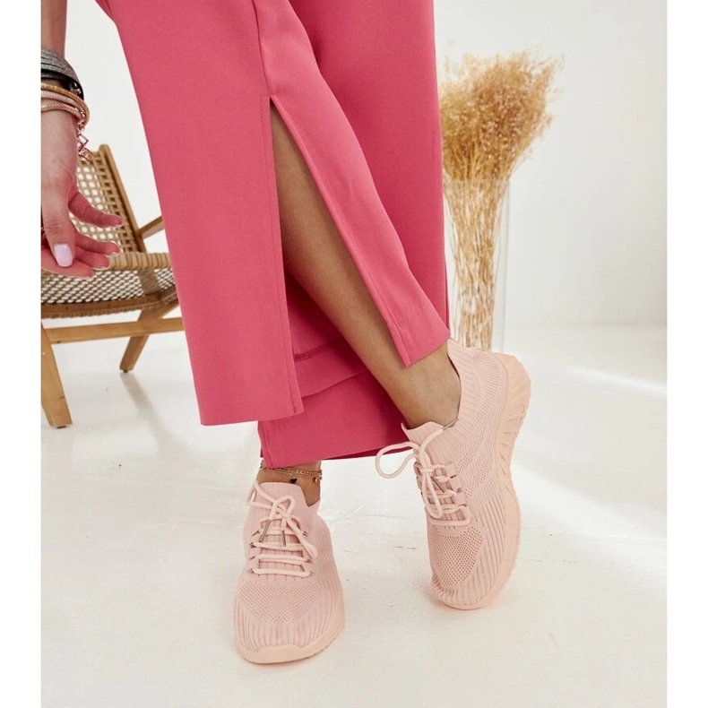 D/GMR Sneakers in tessuto rosa di Ornella 2