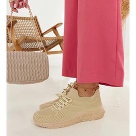 D/GMR Sneakers in tessuto beige di Ornella 2
