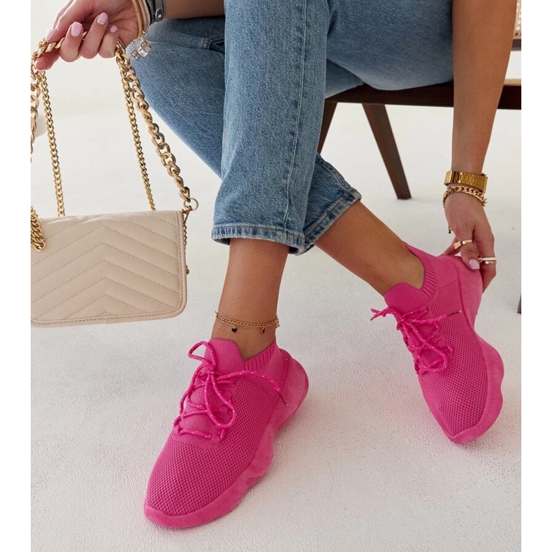 D/GMR Sneaker sportive Roshni rosa scuro 1