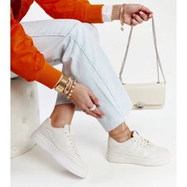 D/GMR Sneakers beige sulla piattaforma Mentha 1