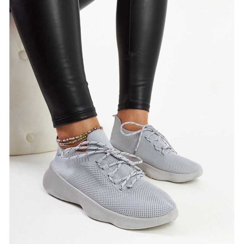 D/GMR Scarpe da ginnastica sportive Roshni grigie grigio 1