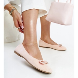 D/GMR Ballerine rosa chiaro con fiocco Gaillou 1