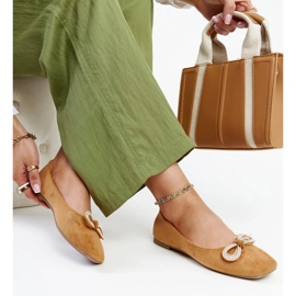 D/GMR Ballerine marroni con fiocco di Gaillou 2