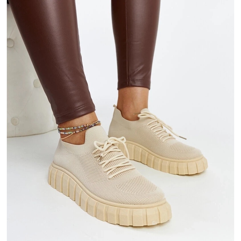 D/GMR Sneakers sportive Jitka beige chiaro 1
