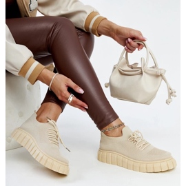 D/GMR Sneakers sportive Jitka beige chiaro 2