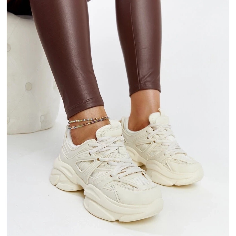 D/GMR Sneakers sportive beige chiaro di Feaven 2