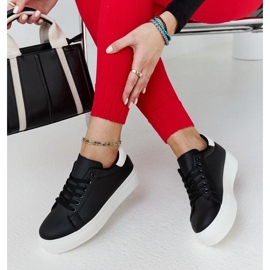 D/GMR Sneakers in bianco e nero su una sola suola ruta 2
