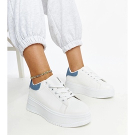 D/GMR Scarpe sportive platform Ottavia bianche bianca 1
